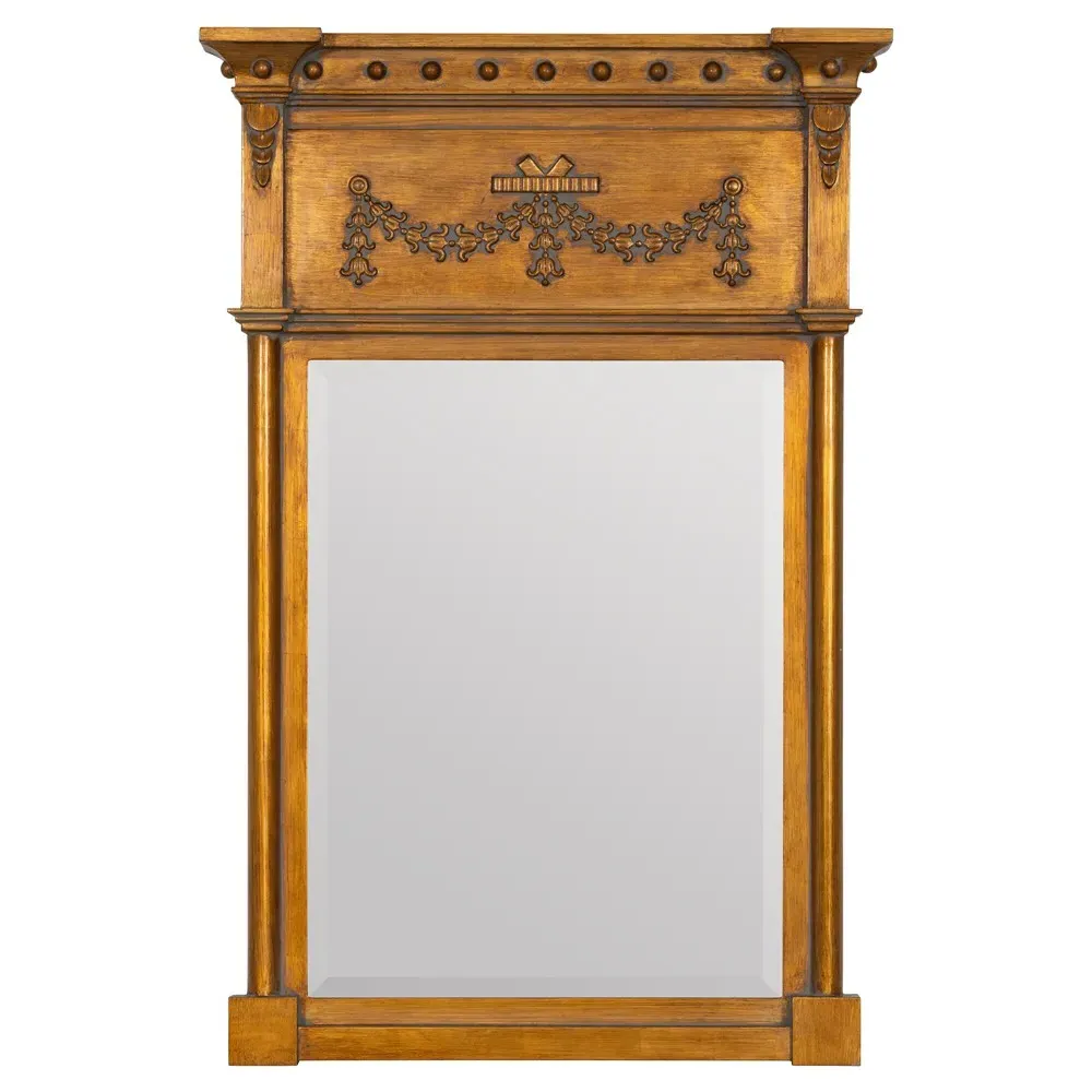 Wrenley Vintage Wall Mirror - Antique Gold, Polyurethane image