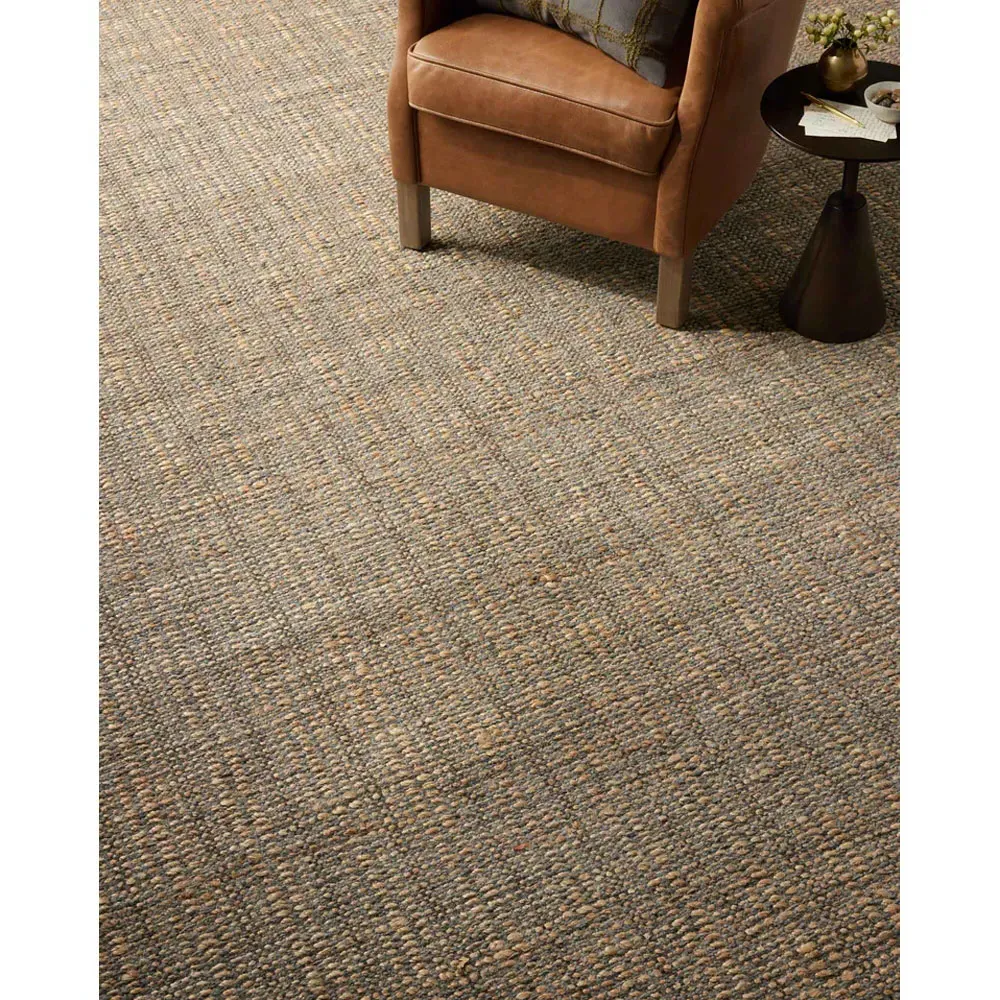 Wrenlow Striped Jute Rug - Charcoal