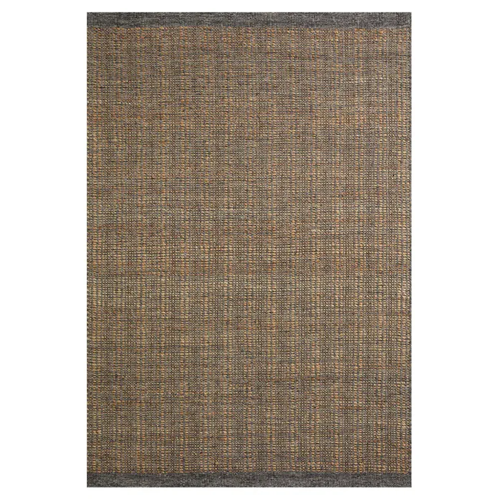 Wrenlow Striped Jute Rug - Charcoal
