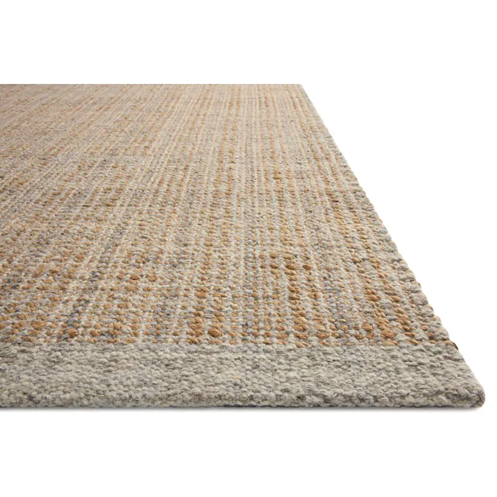 Wrenlow Striped Jute Rug - Light Grey