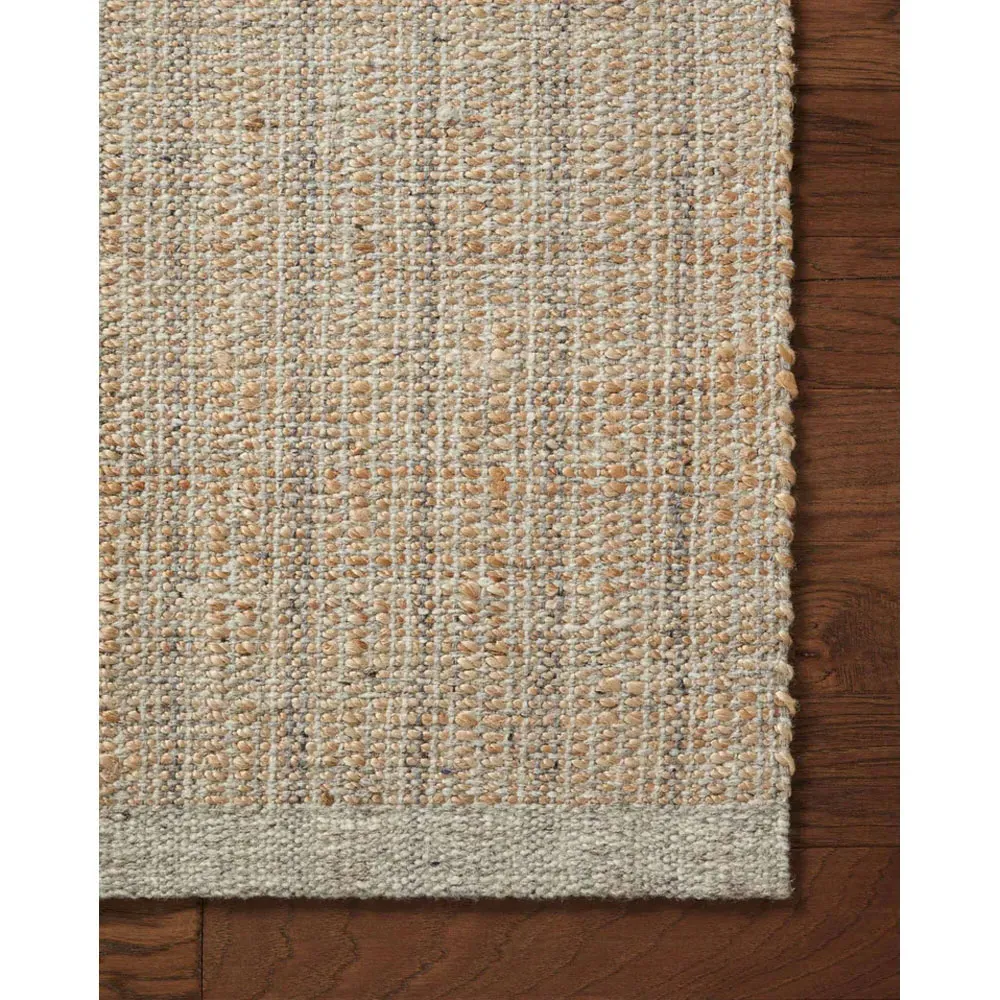 Wrenlow Striped Jute Rug - Light Grey