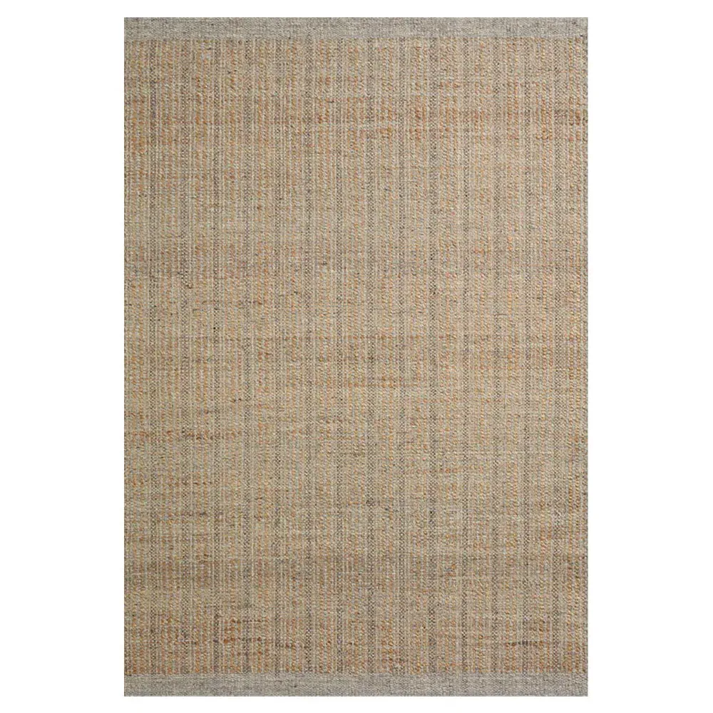 Wrenlow Striped Jute Rug - Light Grey