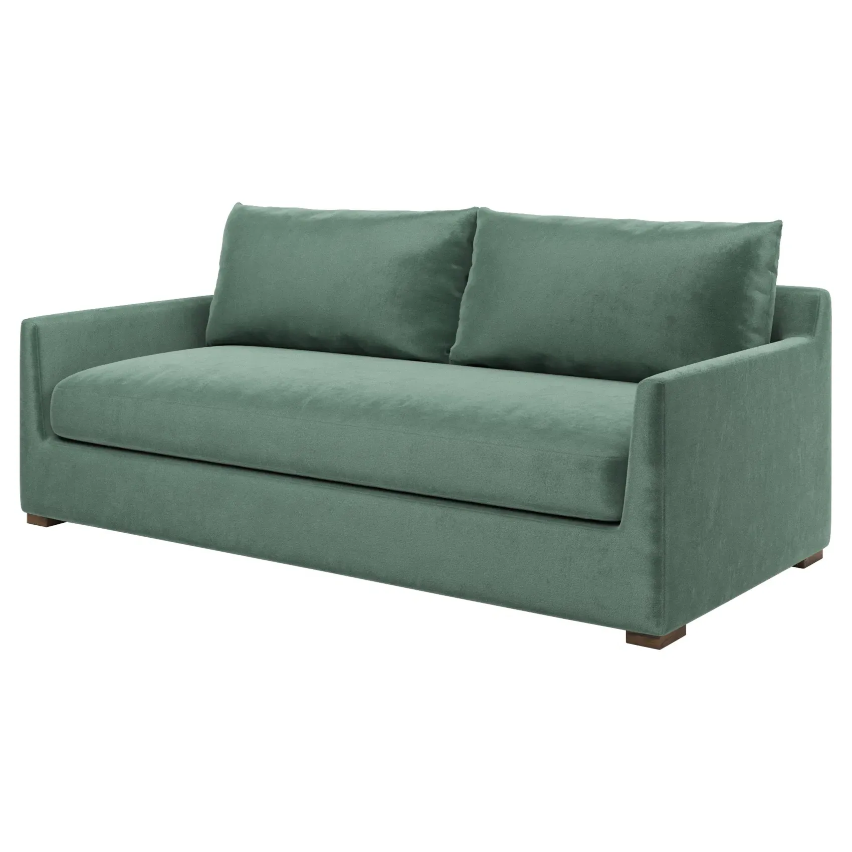 Wrenly 3-Seater Sofa - Stone Pine, Performance Velvet