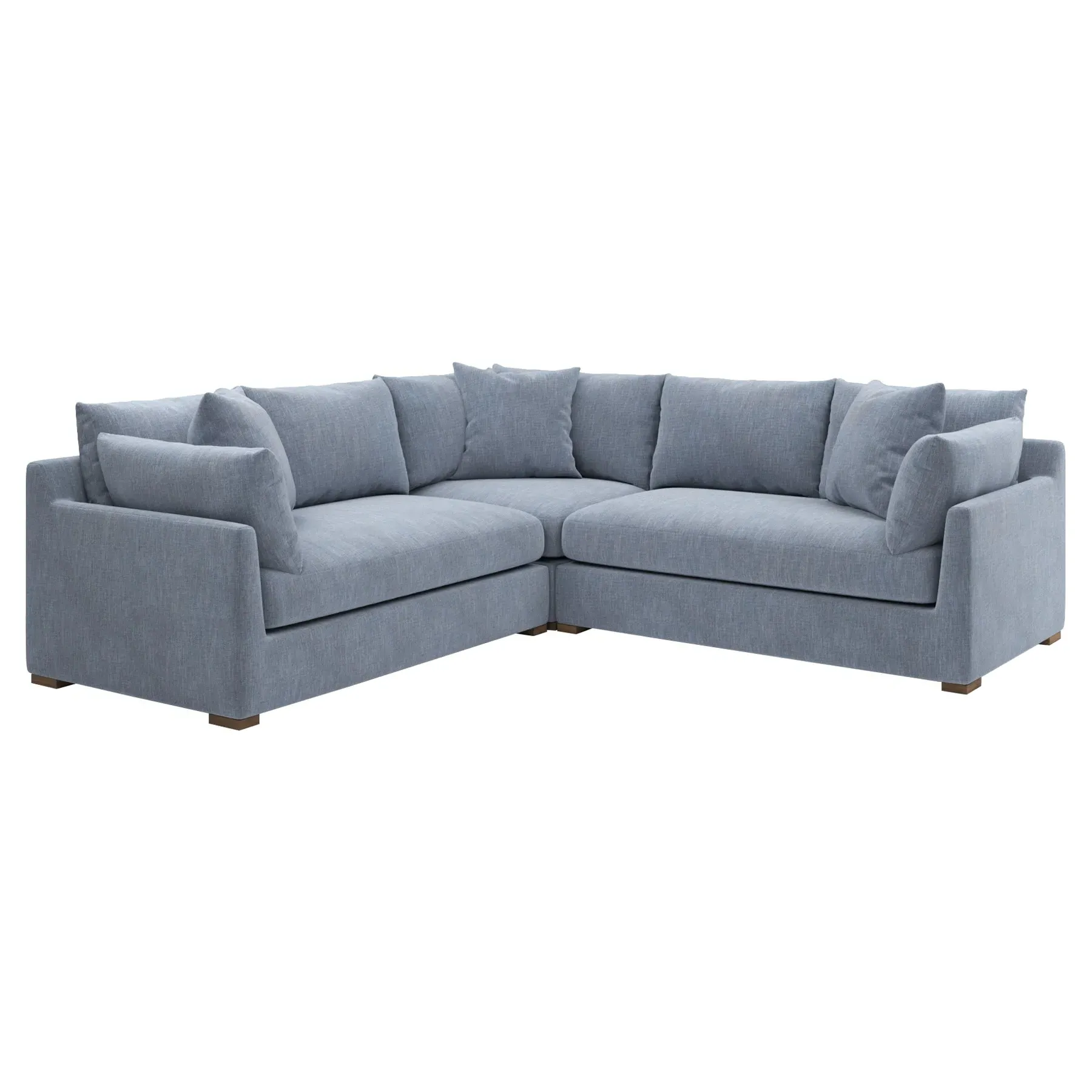 Wrenly Corner Sectional - Nantucket Blue