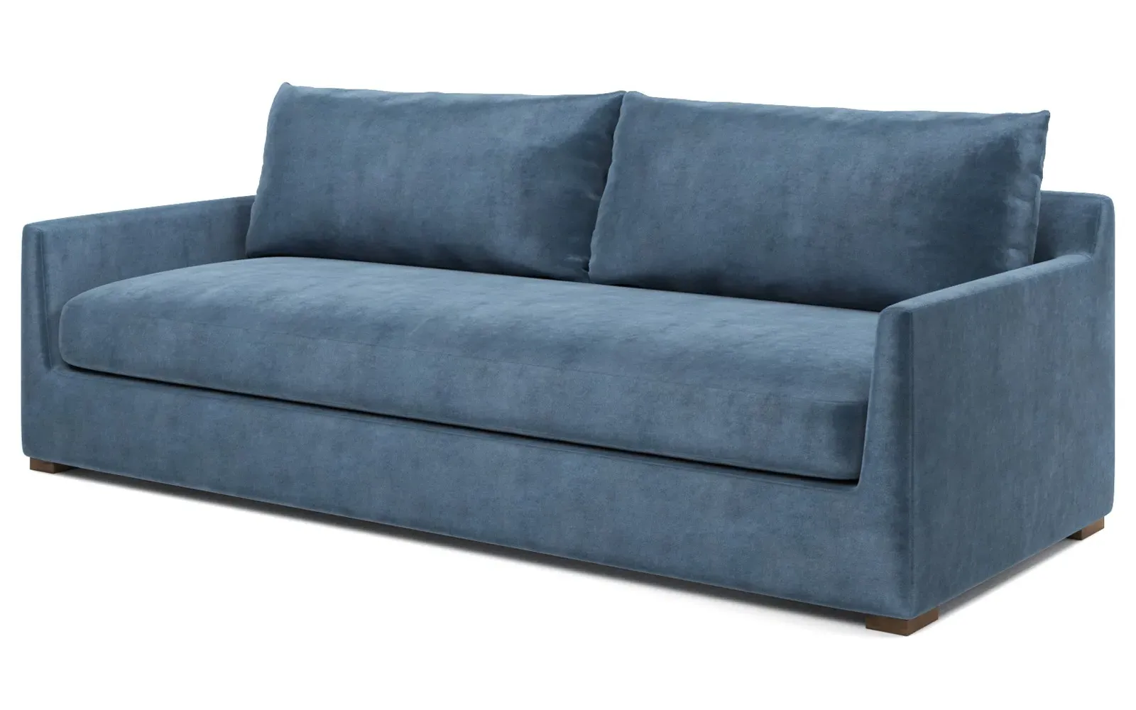 Wrenly Large Sofa - Blue Dusk, Performance Velvet