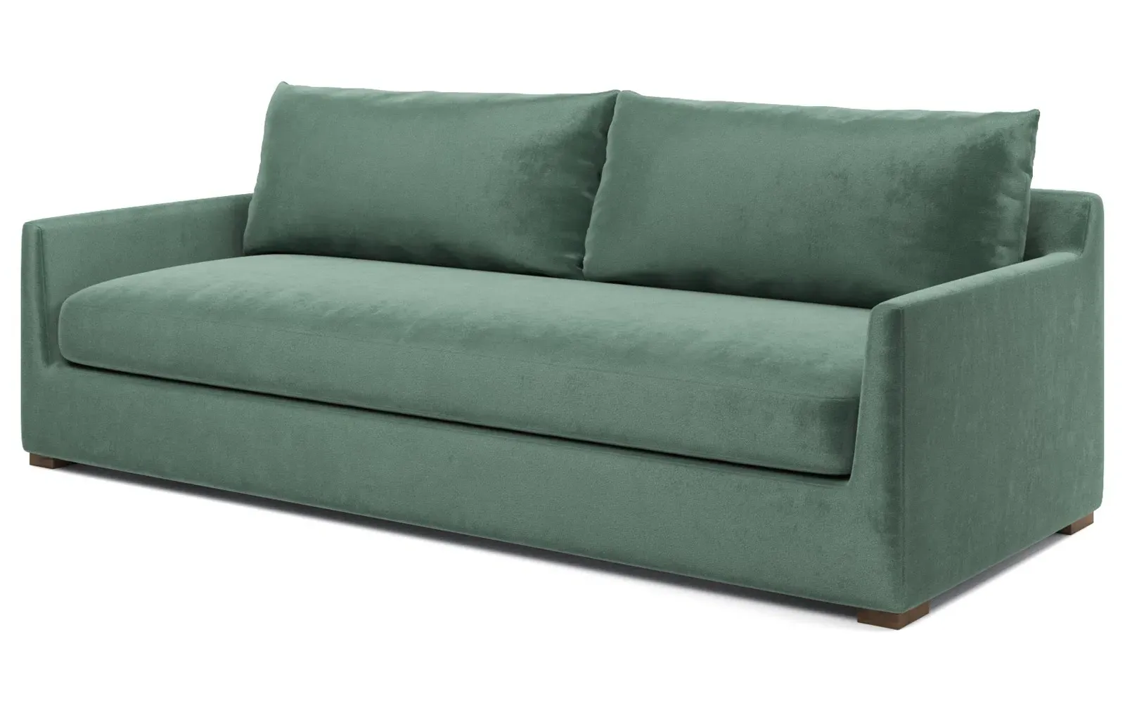Wrenly Large Sofa - Stone Pine, Performance Velvet