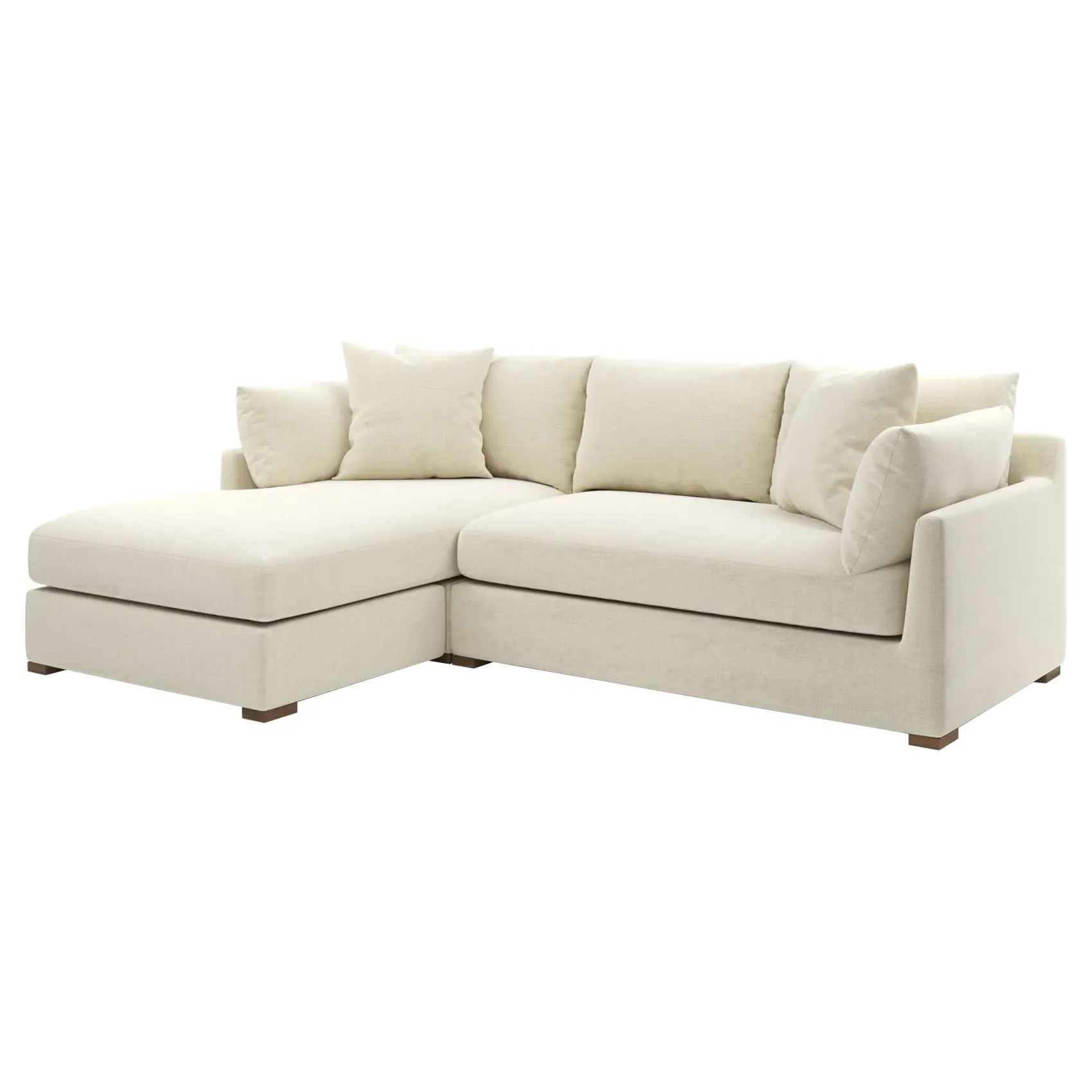 Wrenly Right Chaise Sectional - Sea Salt