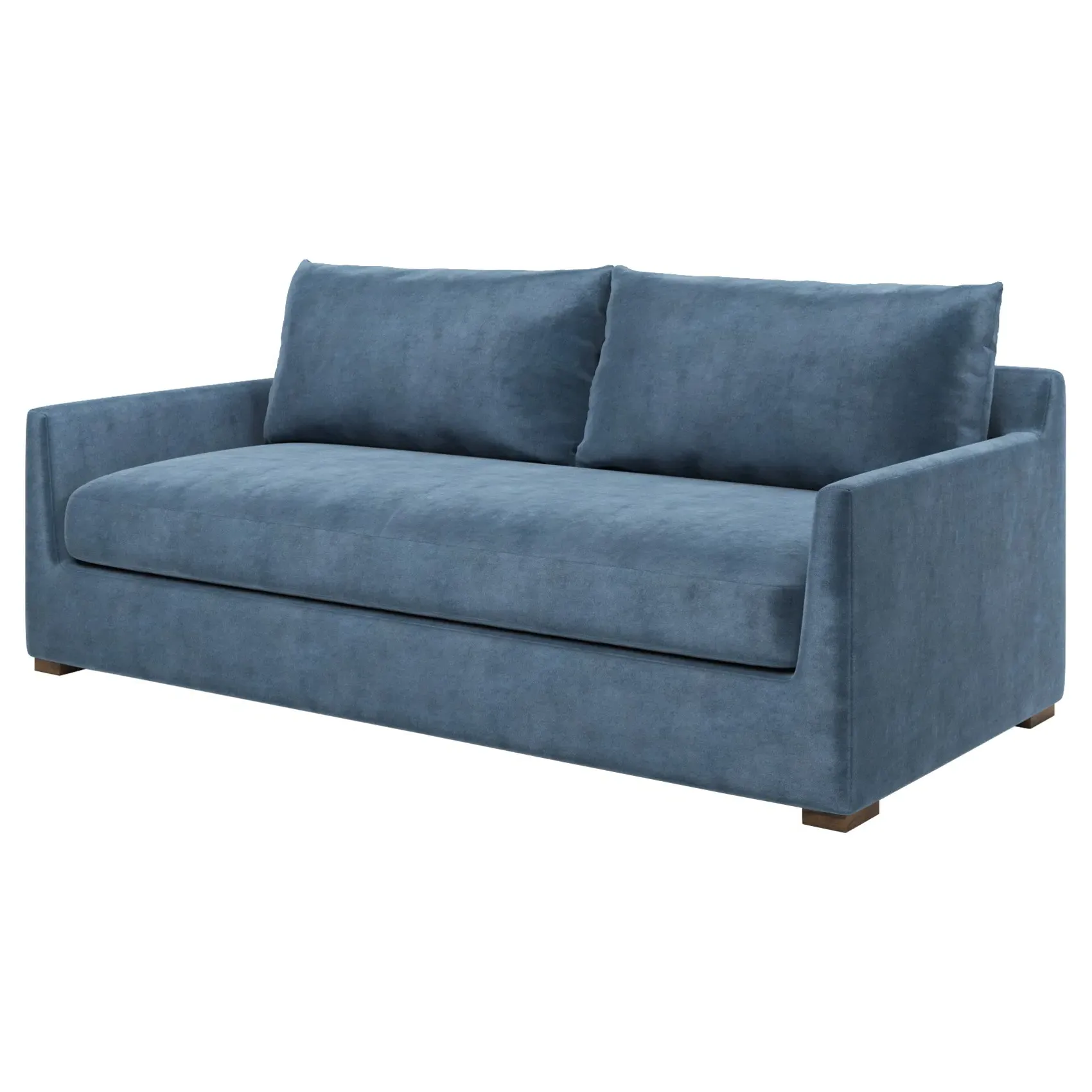 Wrenly Sofa - Blue Dusk, Performance Velvet