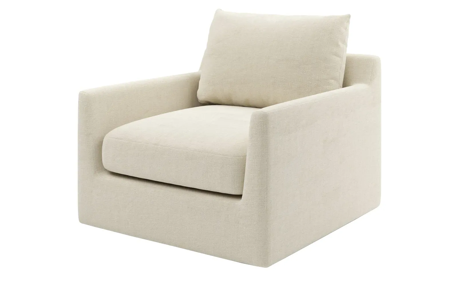 Wrenly Swivel Chair - Sea Salt