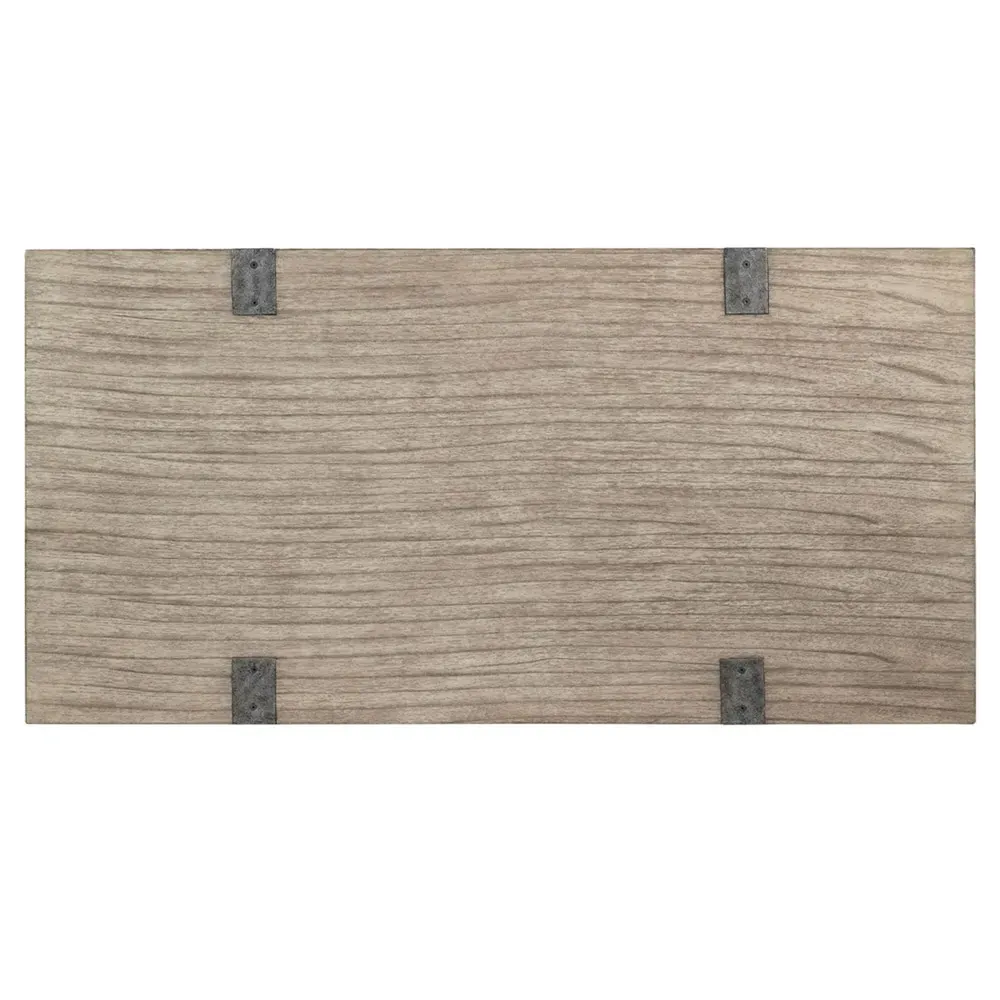 Wyatt Desk with Drawers - Driftwood Grey, Oak Wood