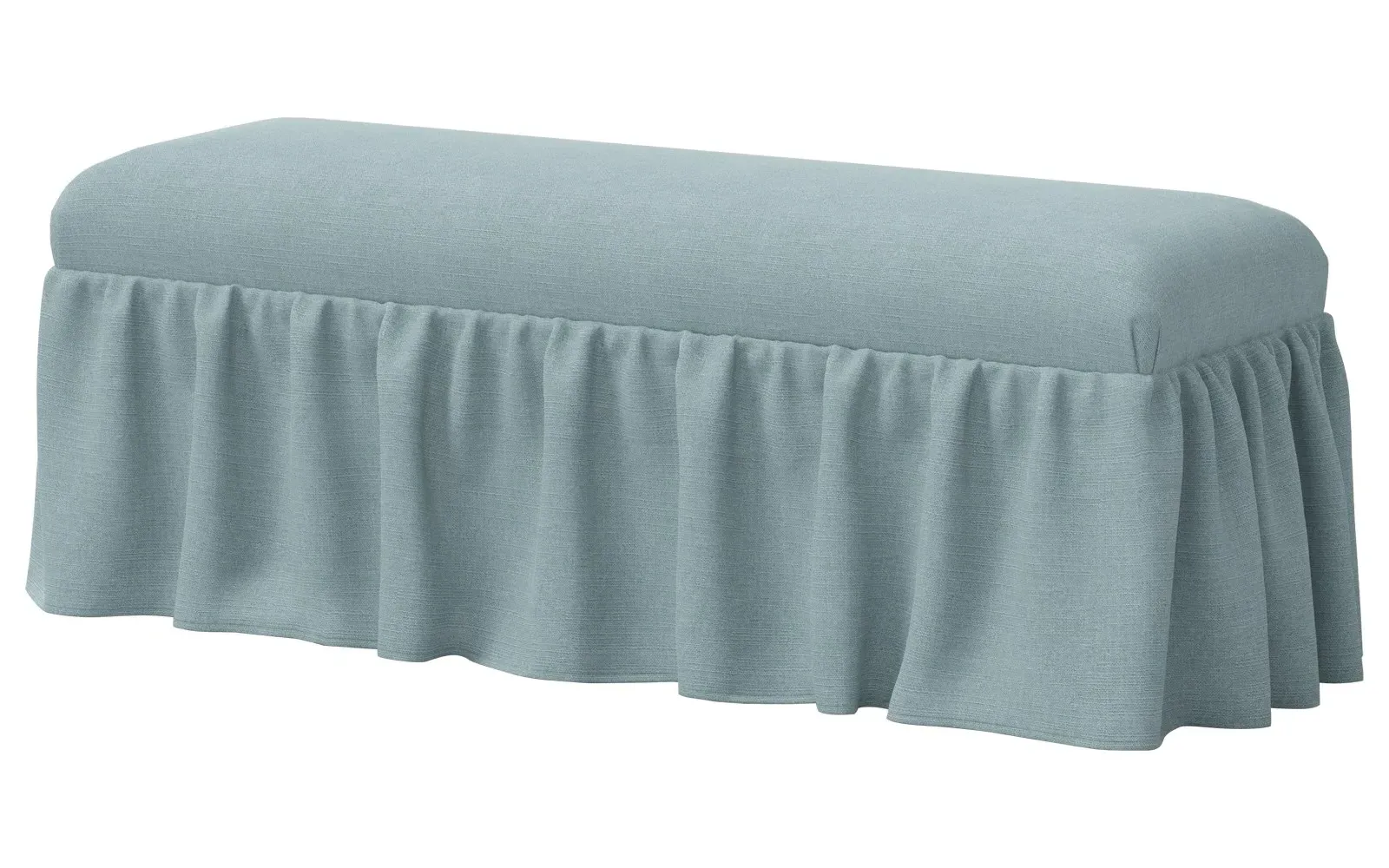 Wyndell Skirted Bench - Calm Sea