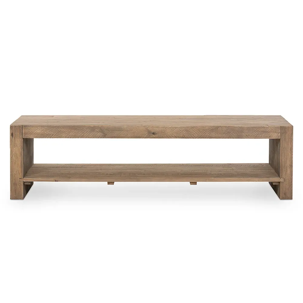 Wynn Rectangular Coffee Table - Brown, Reclaimed Wood image