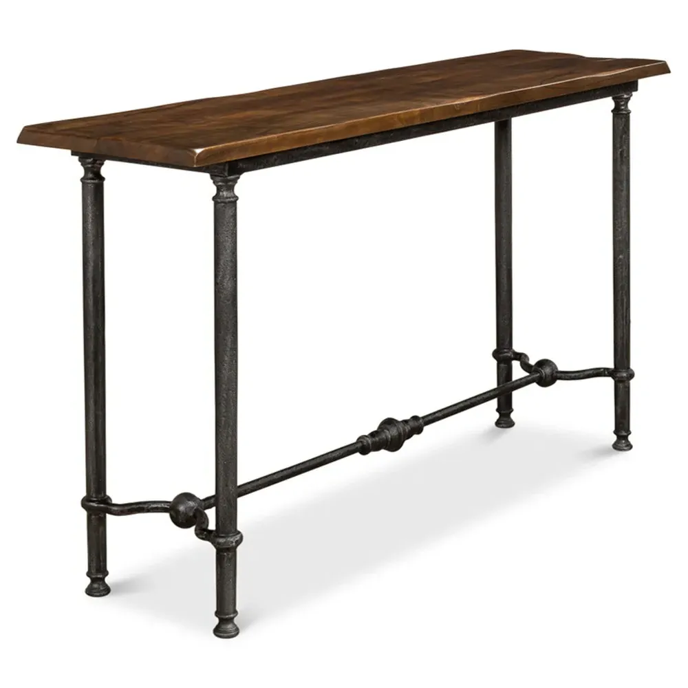 Wyrrick Rectangular Console Table - Brown, Walnut