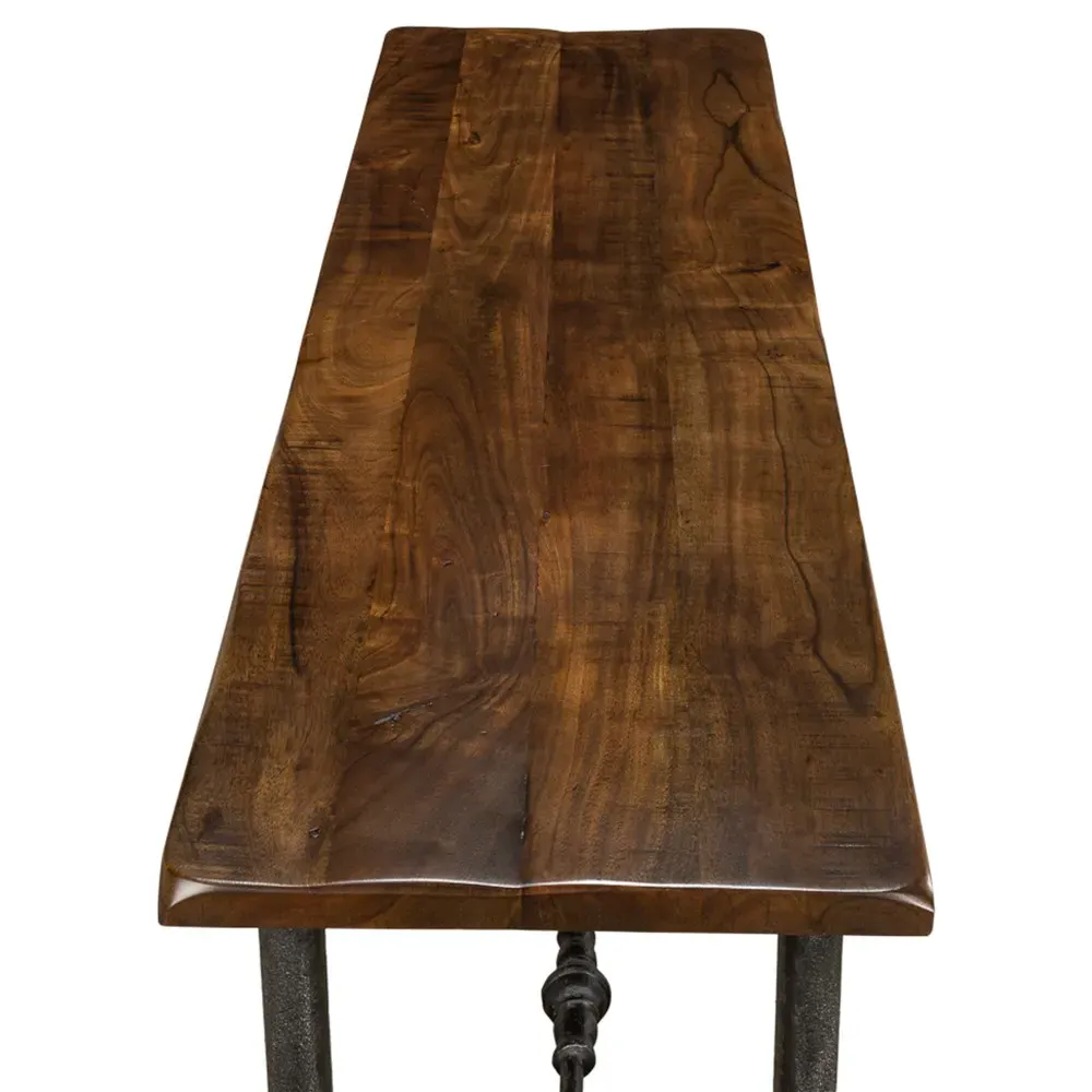 Wyrrick Rectangular Console Table - Brown, Walnut