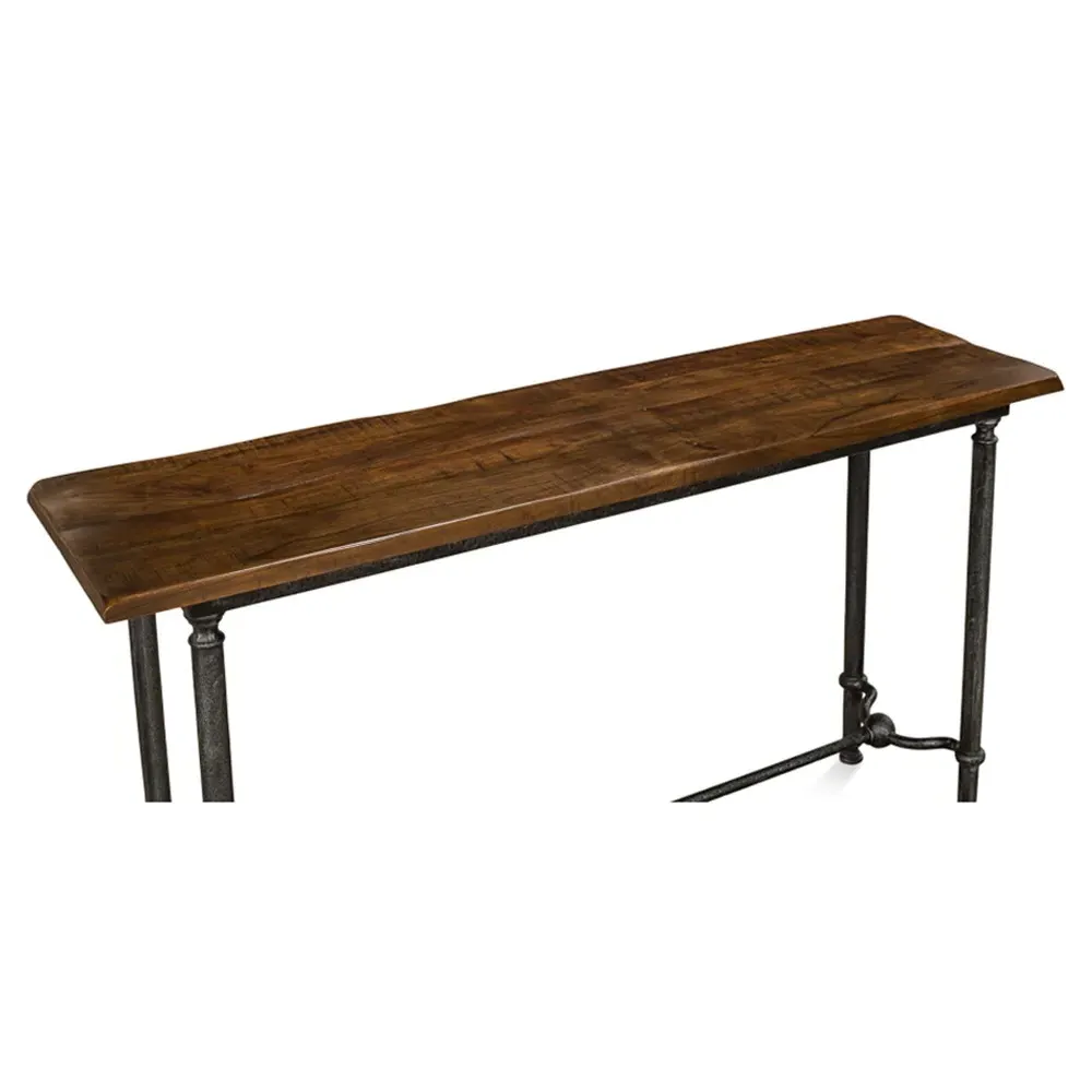 Wyrrick Rectangular Console Table - Brown, Walnut