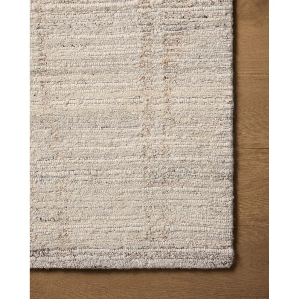 Wystrel Patterned Hand Knotted Rug - Grey, Wool