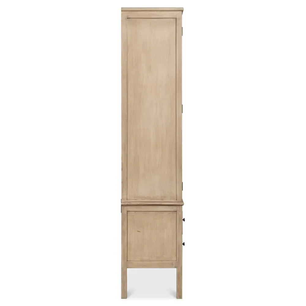 Xavier Display Case - Brown, Reclaimed Pine