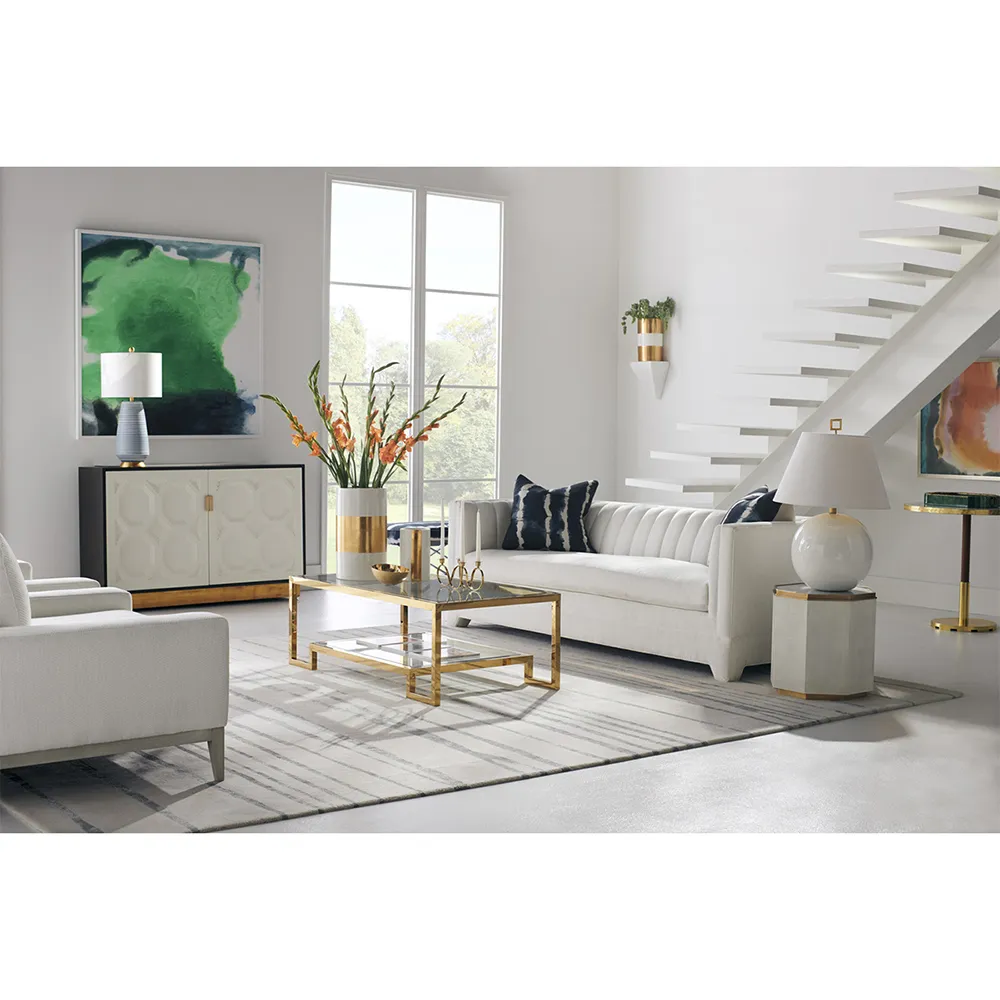 Xion Regency Metal Swirl Candelabra - Antique Brass