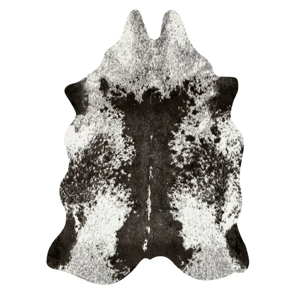 Xyra Faux Hide Rug - Black