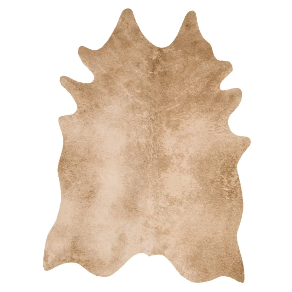 Xyra Faux Hide Rug - Brown