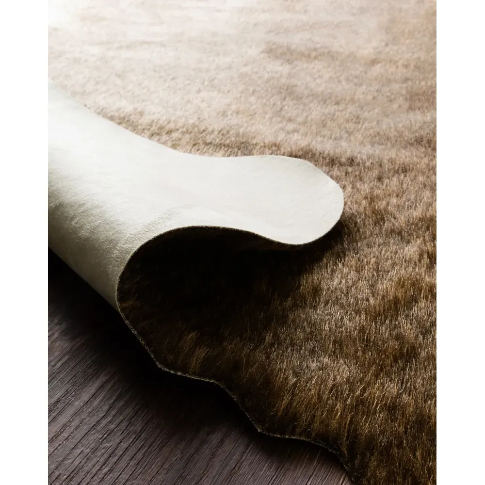 Xyra Faux Hide Rug - Brown