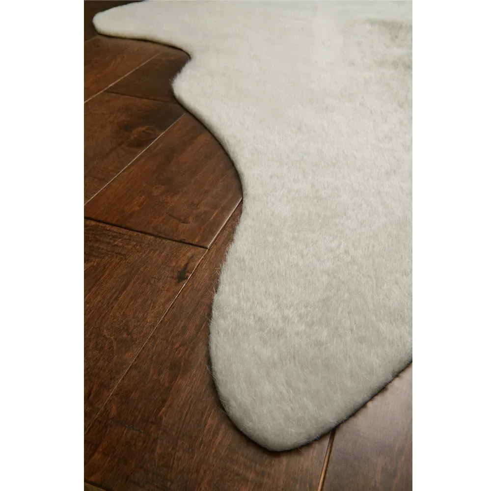 Xyra Faux Hide Rug - Grey