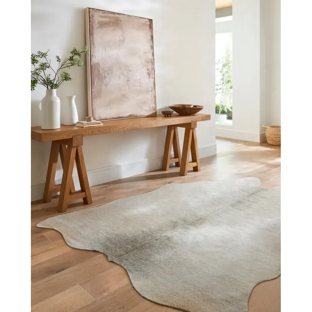 Xyra Faux Hide Rug - Grey
