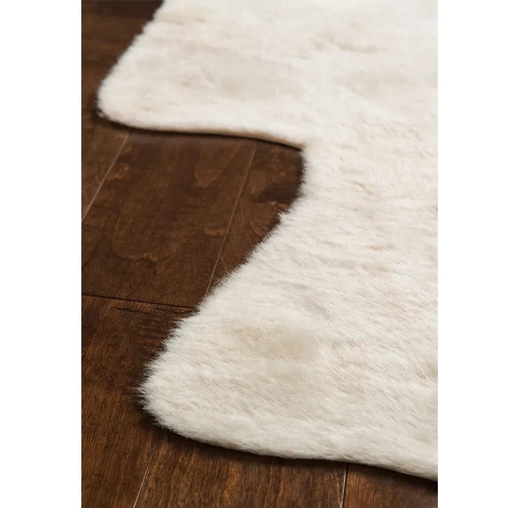 Xyra Faux Hide Rug - Ivory