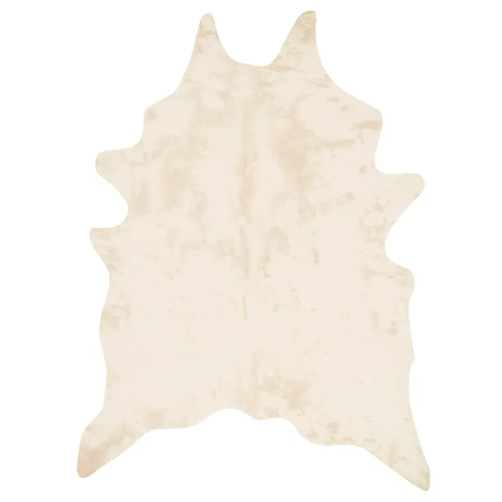 Xyra Faux Hide Rug - Ivory