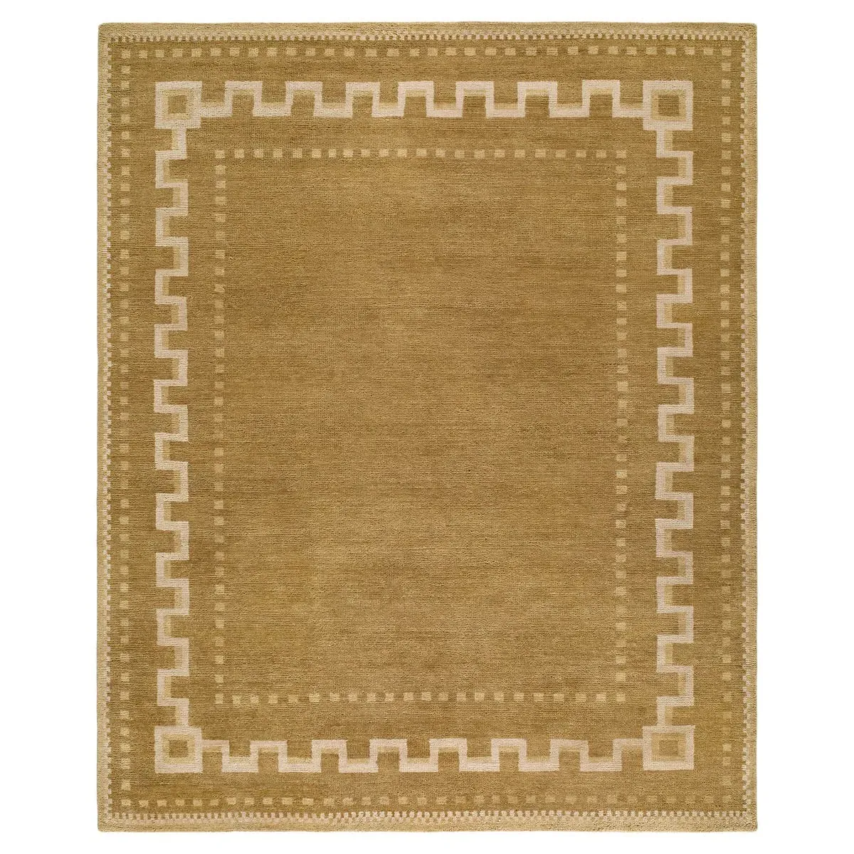 Yancy 9'x12' Hand Knotted Rug - Brown, Wool