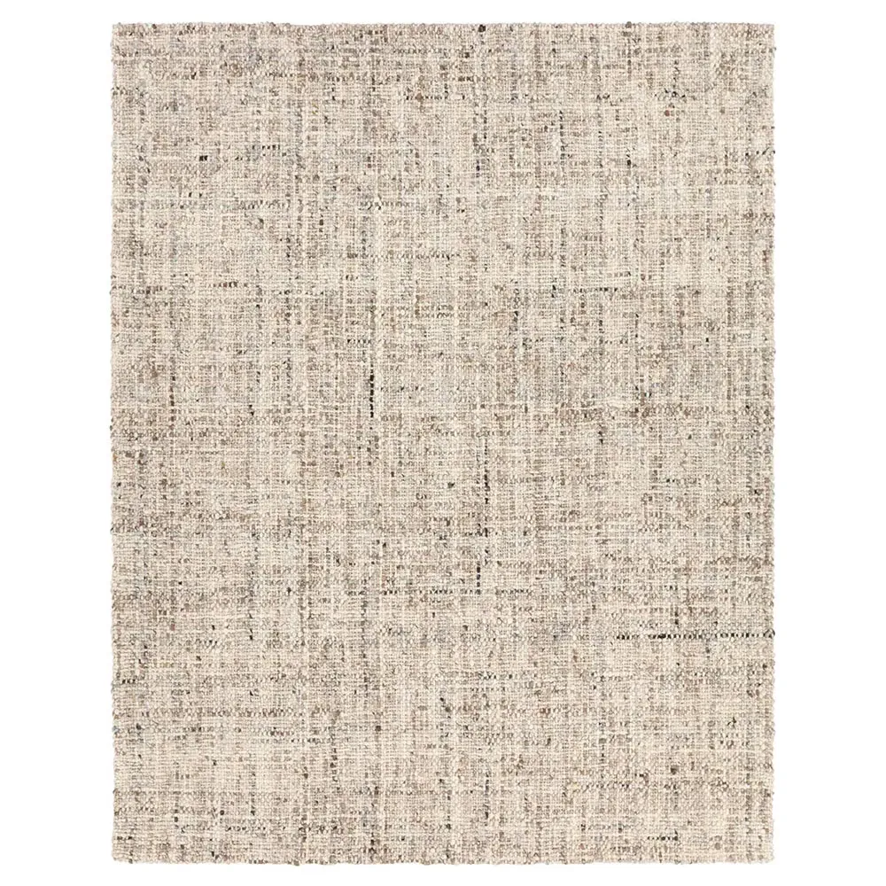Yaretzi 6x9 Textured Solid Rug - Cream, Wool