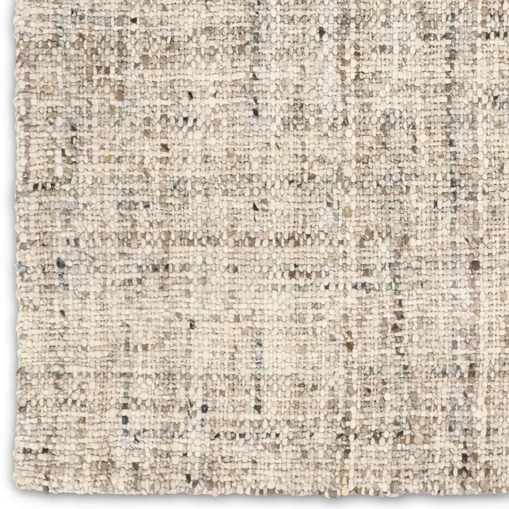 Yaretzi 8x10 Textured Solid Rug - Cream, Wool