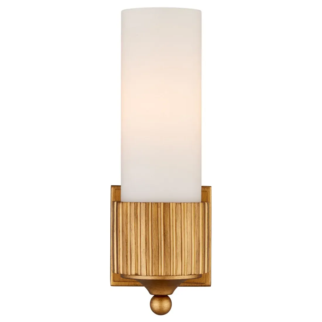 Yarra Bath Wall Sconce - Gold, Frosted Glass