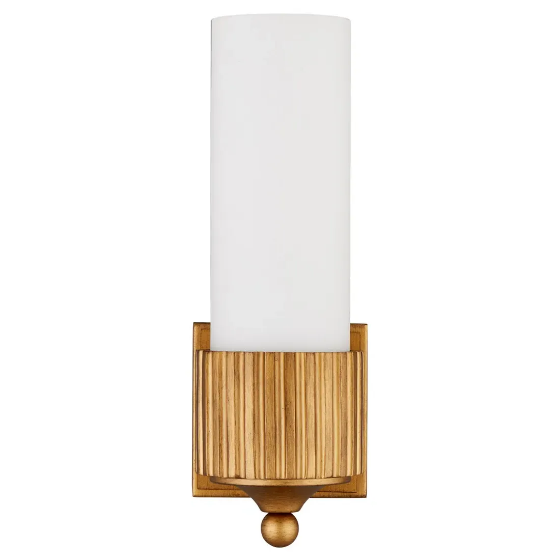 Yarra Bath Wall Sconce - Gold, Frosted Glass image