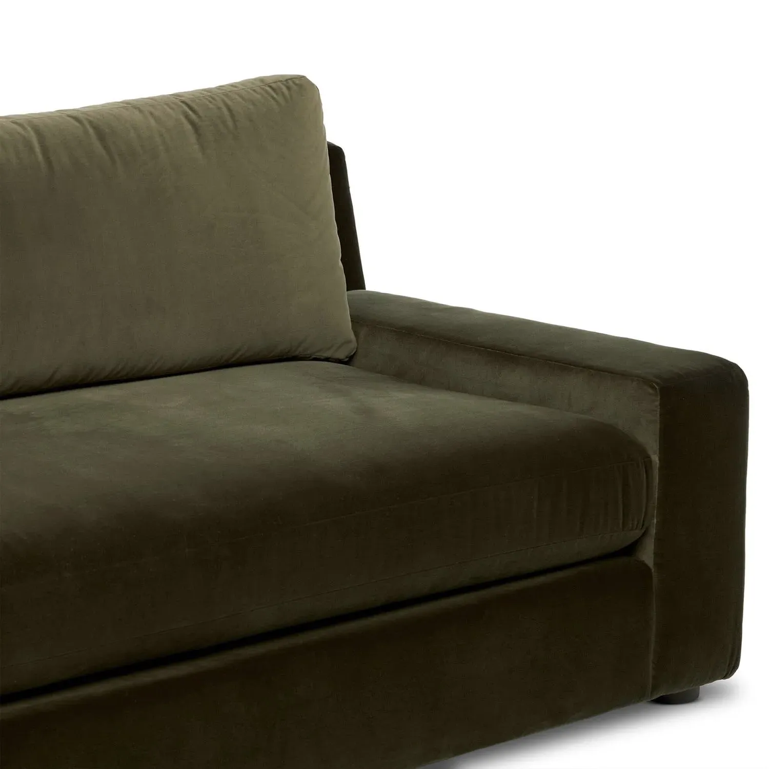 Yelena Sofa - Olive, Velvet