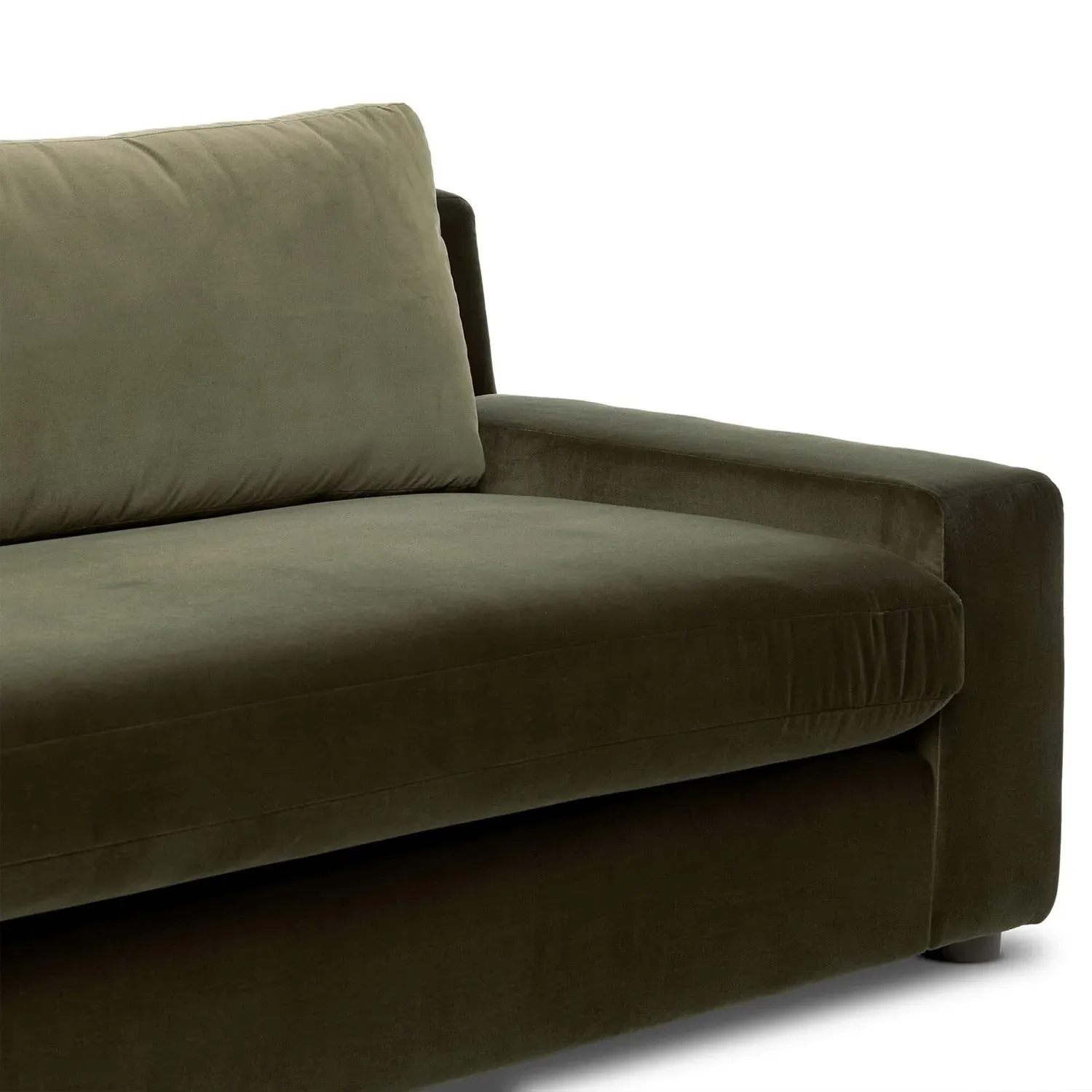 Yelena Sofa - Olive, Velvet