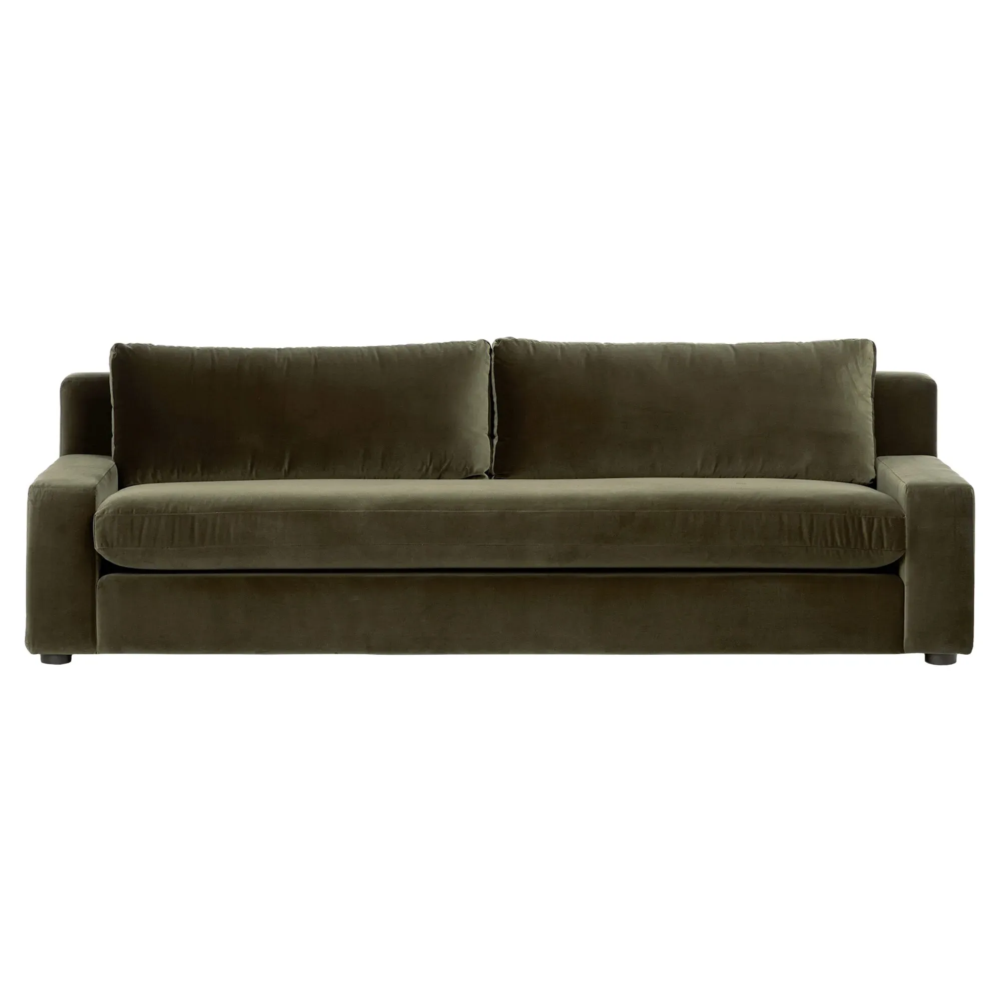 Yelena Sofa - Olive, Velvet