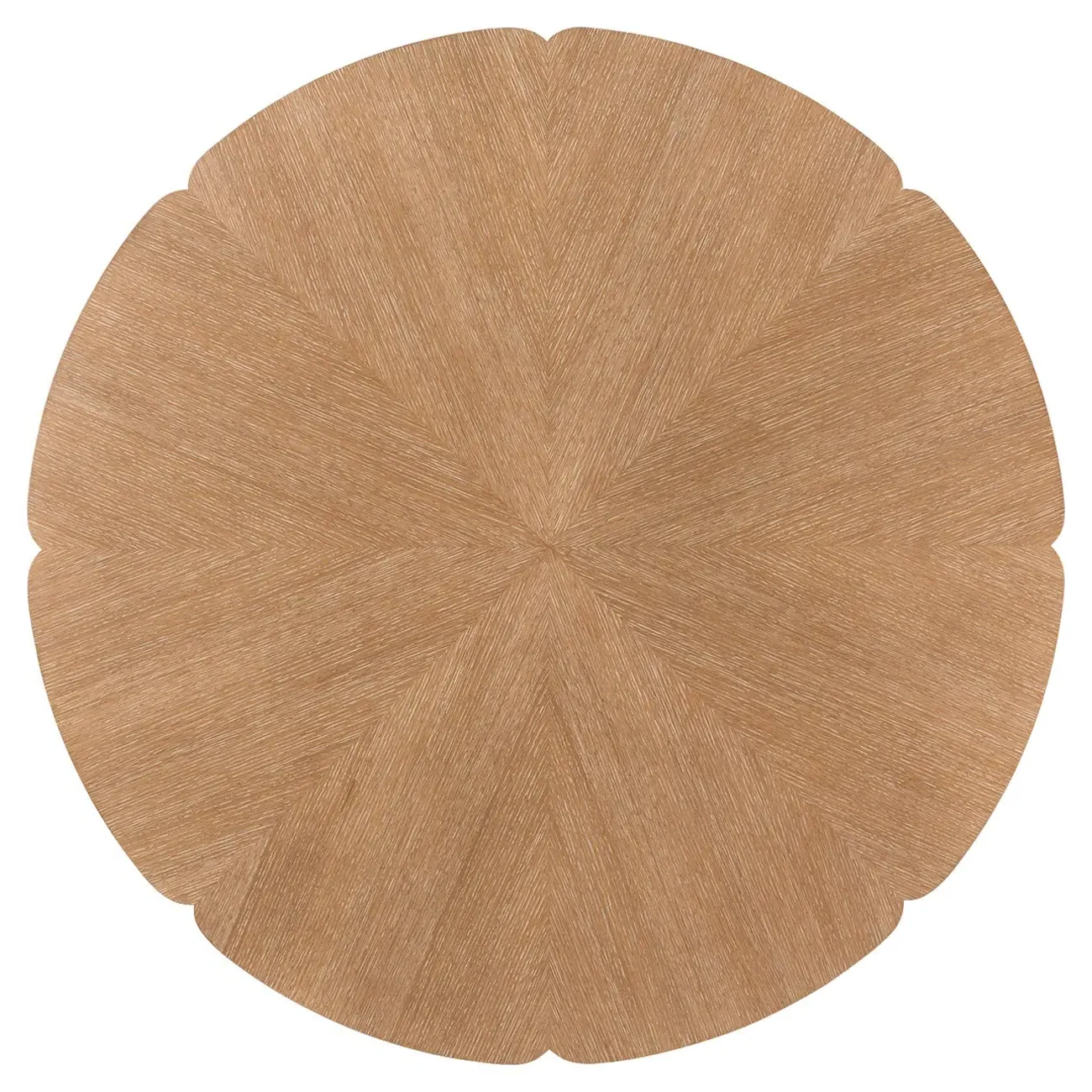 York Round Pedestal Dining Table - Almond, Oak