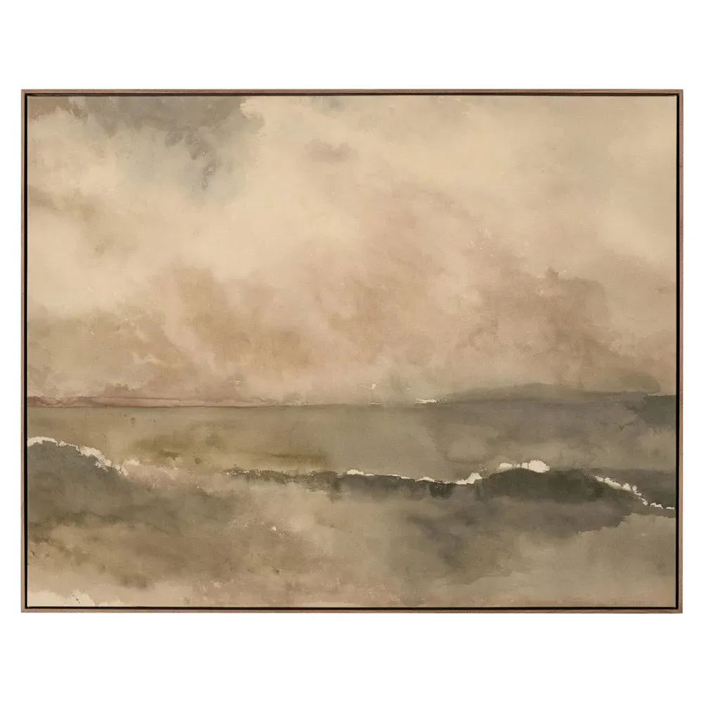 You Said I Am The Sea Wall Art - Grey, Canvas