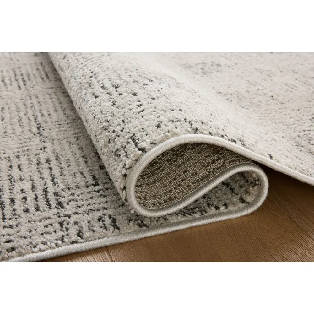 Ysandre Patterned Rug - Grey, Polyester