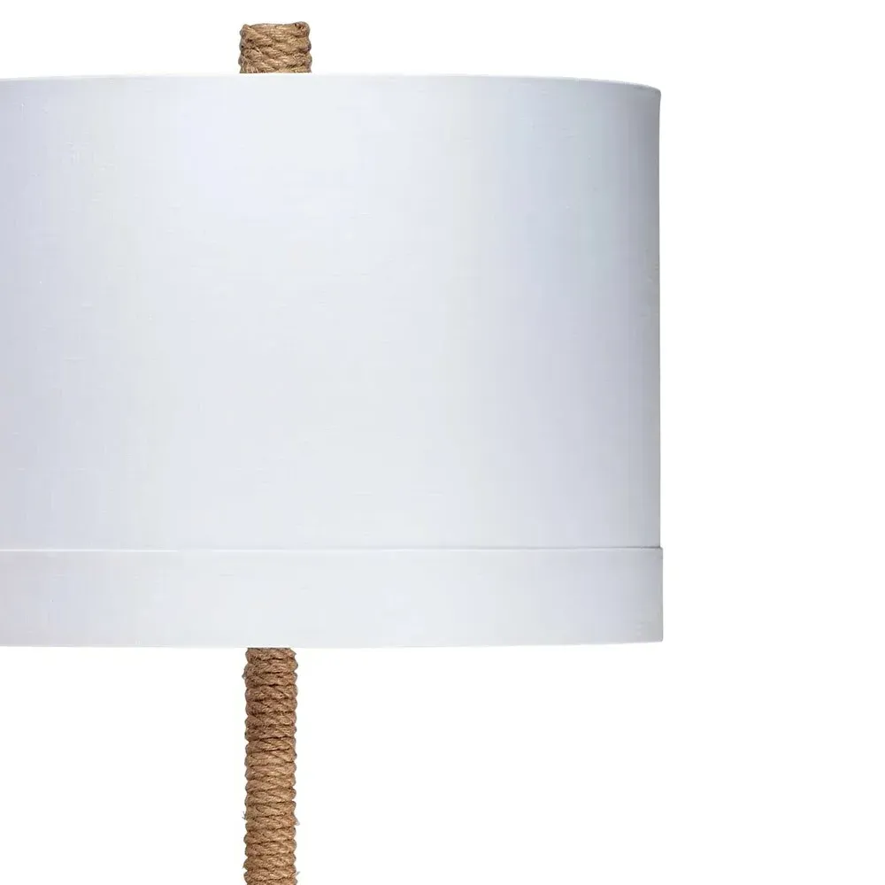 Yvonne Rope Knot Floor Lamp - Brown