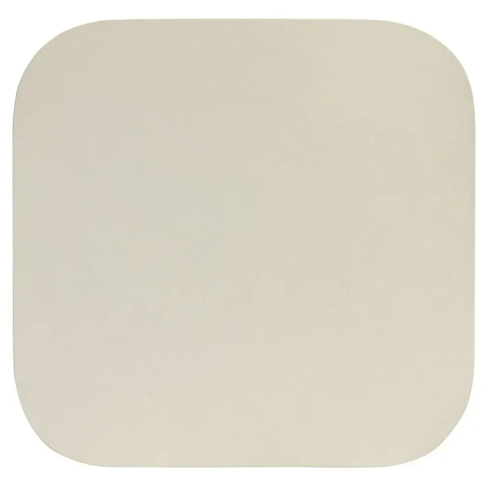 Yvonne Square End Table - White, Concrete