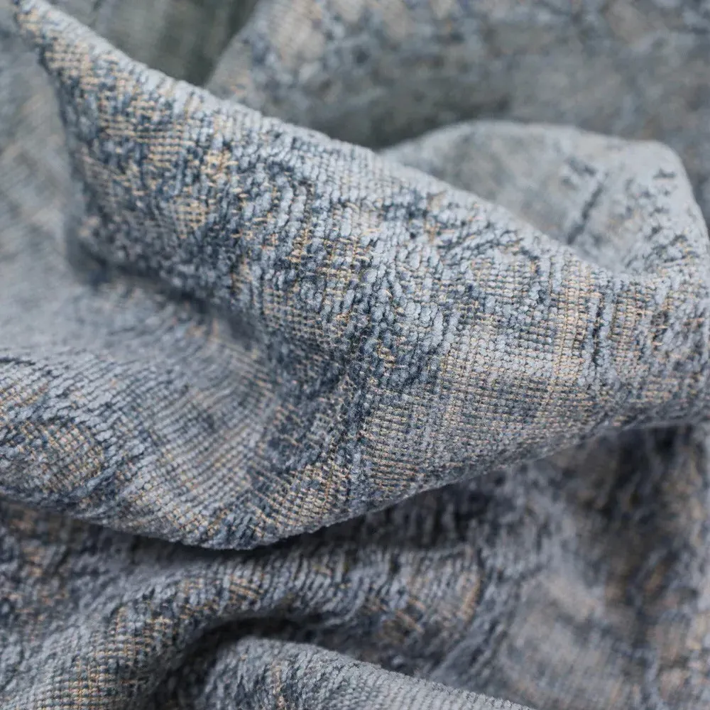 Yvonne Woven Throw Blanket - Blue, Cotton