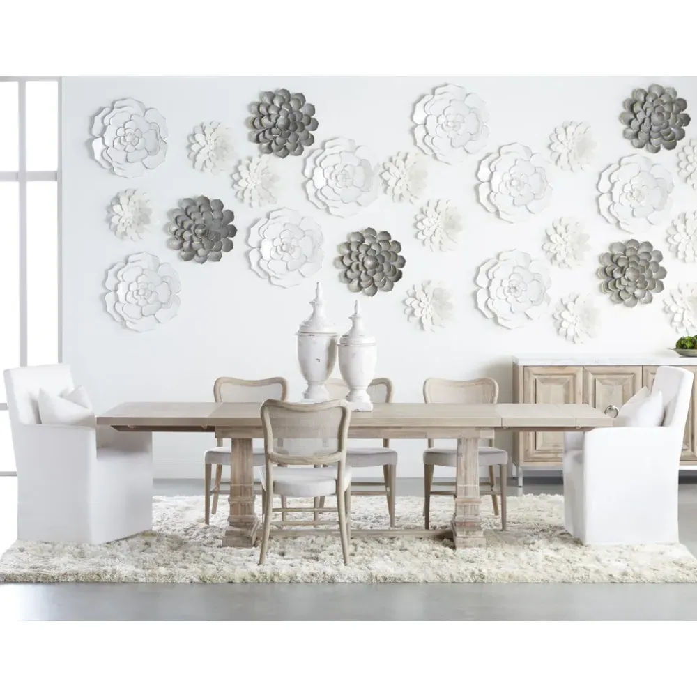 Zachary Cane Back Dining Chair Set of 2 - Natural Grey, Oak