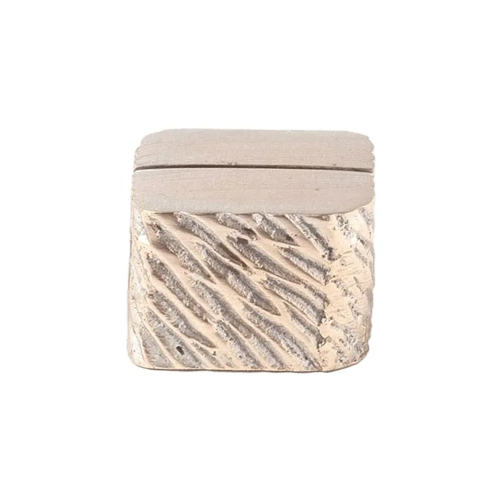 Zachary Cube Card Holder Set - Silver, Brass image