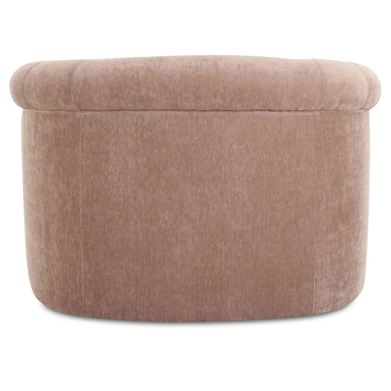 Zack Barrel Arm Chair - Pink, Velvet