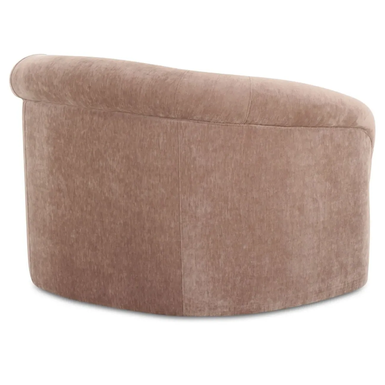 Zack Barrel Arm Chair - Pink, Velvet