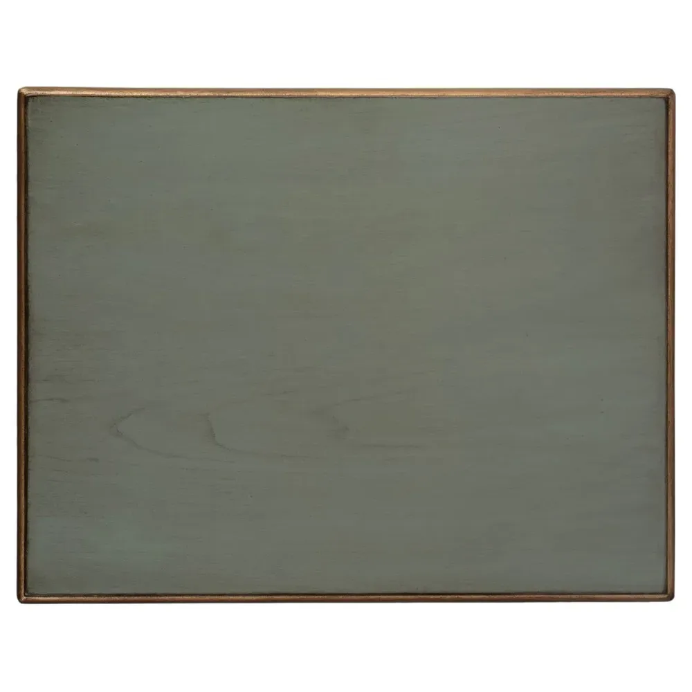 Zahra French Country Side Table - Green, Wood