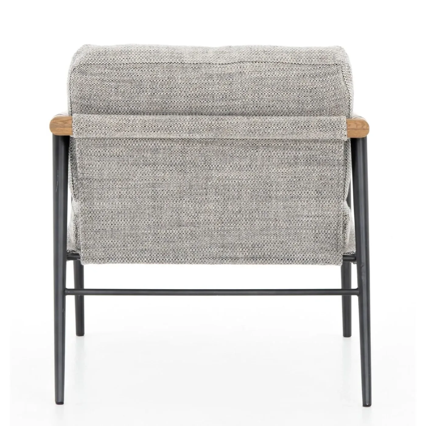 Zander Occasional Arm Chair - Grey, Performance Fabric