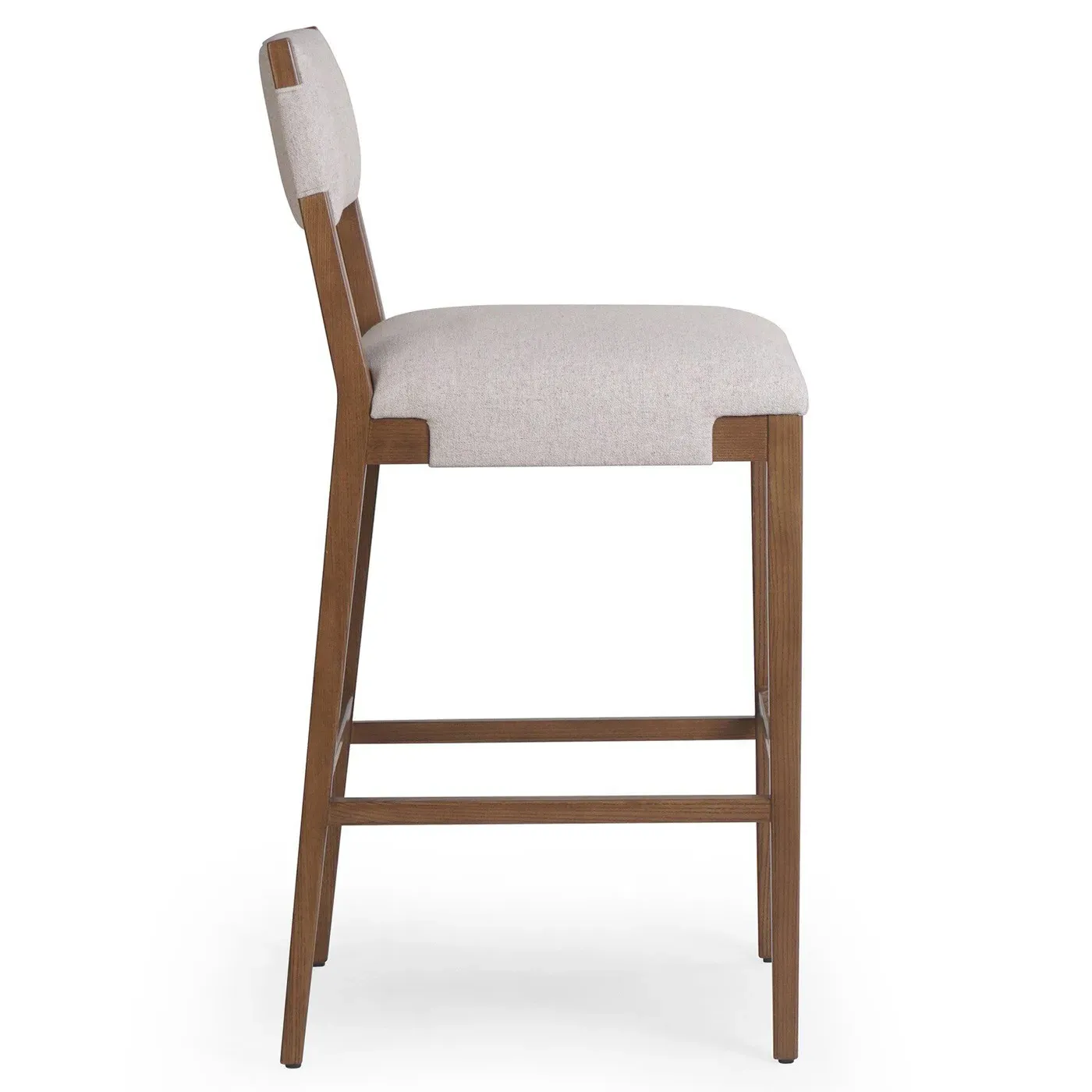 Zane Bar Stool - Cream, Ash Wood